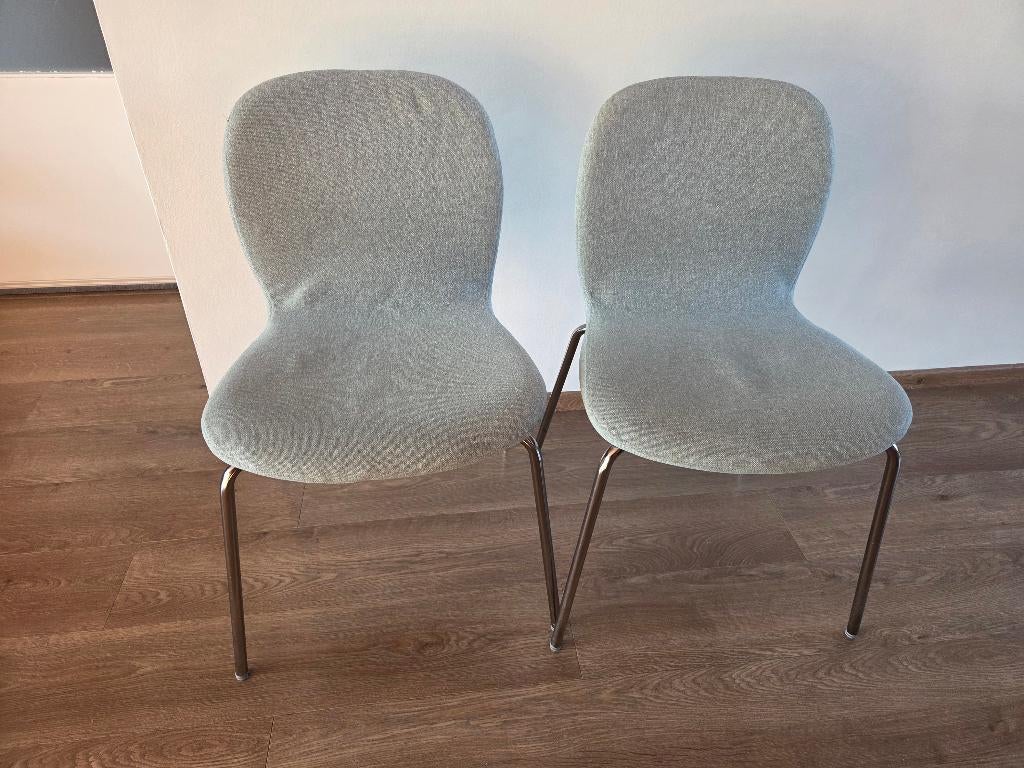 Karlpetter eettafelstoel ikea set van 2, Ophalen, Twee, Zo goed als nieuw, Stof