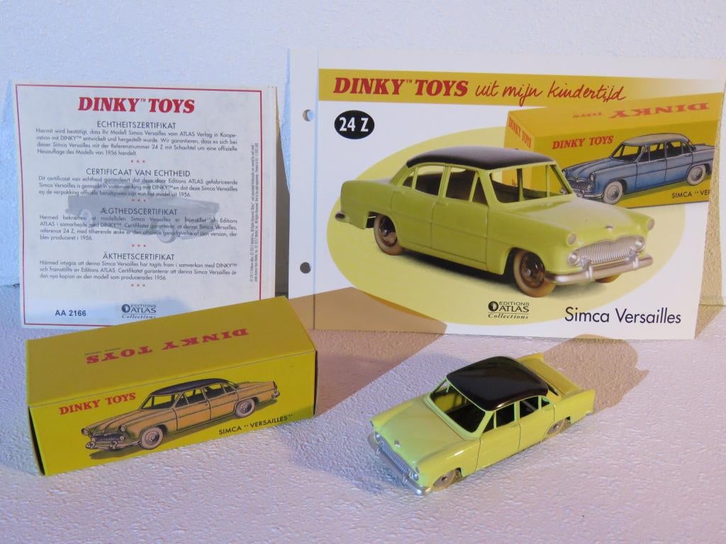 Dinky Toys 242 Simca Versailles Atlas, Ophalen of Verzenden, Zo goed als nieuw, Auto, Dinky Toys