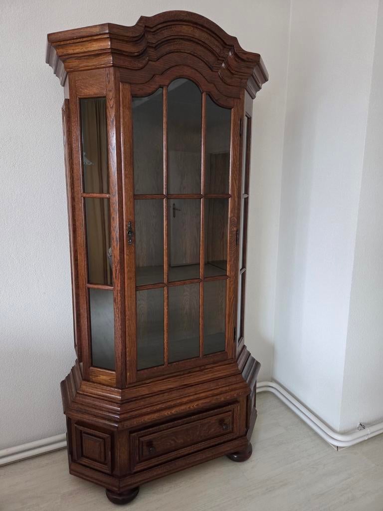 Goed onderhouden vitrinekast, Ophalen, Gebruikt, 50 tot 100 cm, 150 tot 200 cm