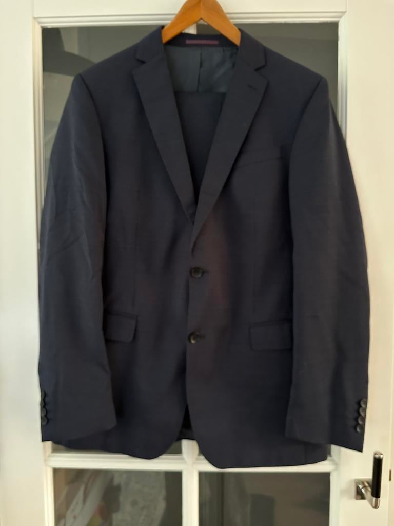 Nieuw donkerblauw colbert + pantalon Carl Gross maat 52 / 54, Ophalen of Verzenden, Nieuw, Maat 52/54 (L), Blauw