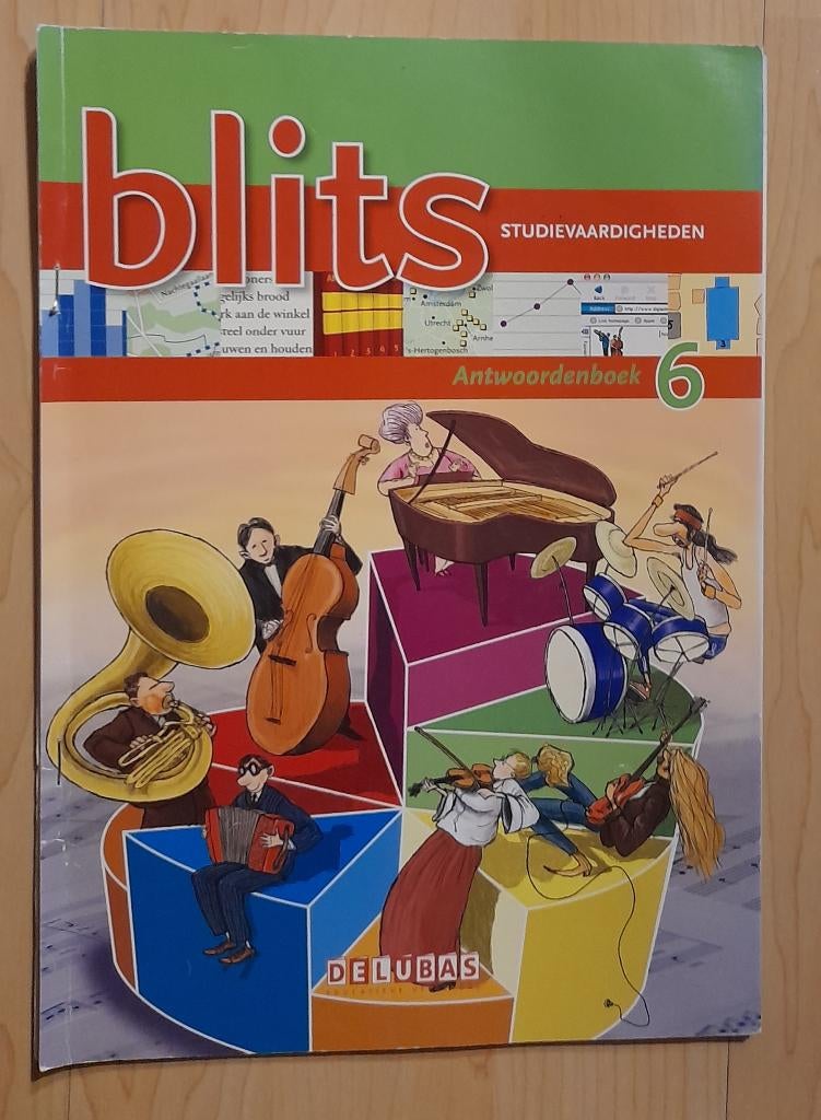 BLITS ANTWOORDENBOEK STUDIEVAARDIGHEDEN GROEP 6, Ophalen of Verzenden, Gelezen, Overige niveaus, Nederlands