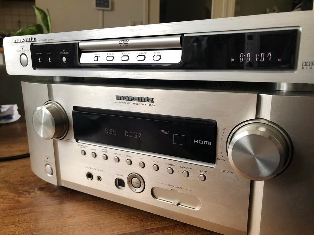 Marantz reciever en cd speler, Ophalen of Verzenden, Zo goed als nieuw, Marantz