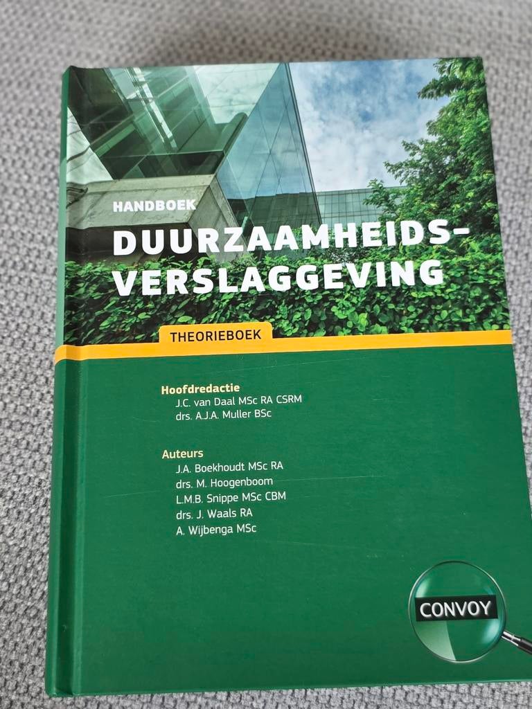 Handboek Duurzaamheidsverslaggeving 9789463174299, Diverse auteurs, Ophalen of Verzenden, Management, Zo goed als nieuw