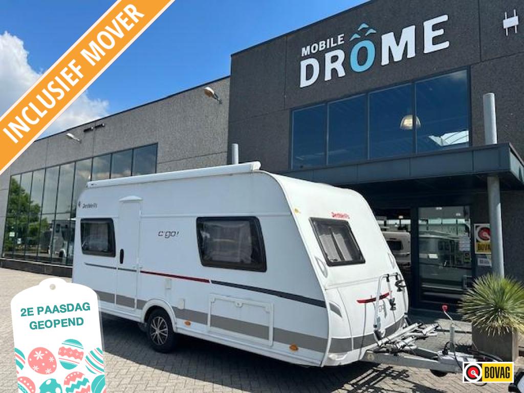 Dethleffs C'Go 475 FR Mover amp; luifel, Rondzit, Bedrijf, Dethleffs, 5 tot 6 meter