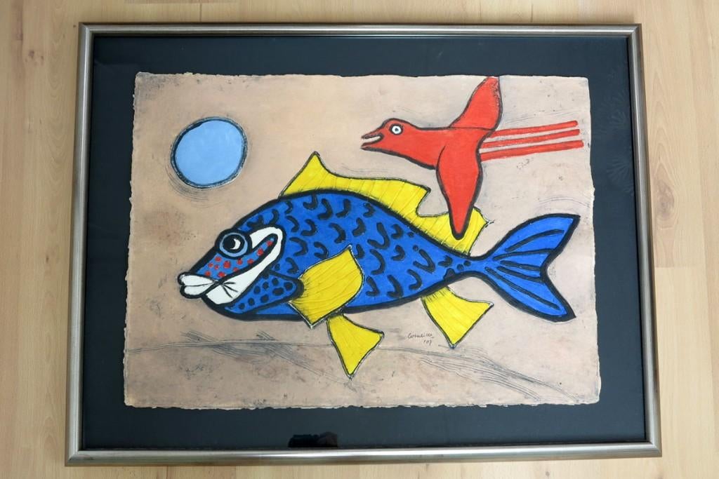 Corneille Aquagravure - 'Chanson d'Amour' uit 2007, Antiek en Kunst, Kunst | Litho's en Zeefdrukken, Ophalen