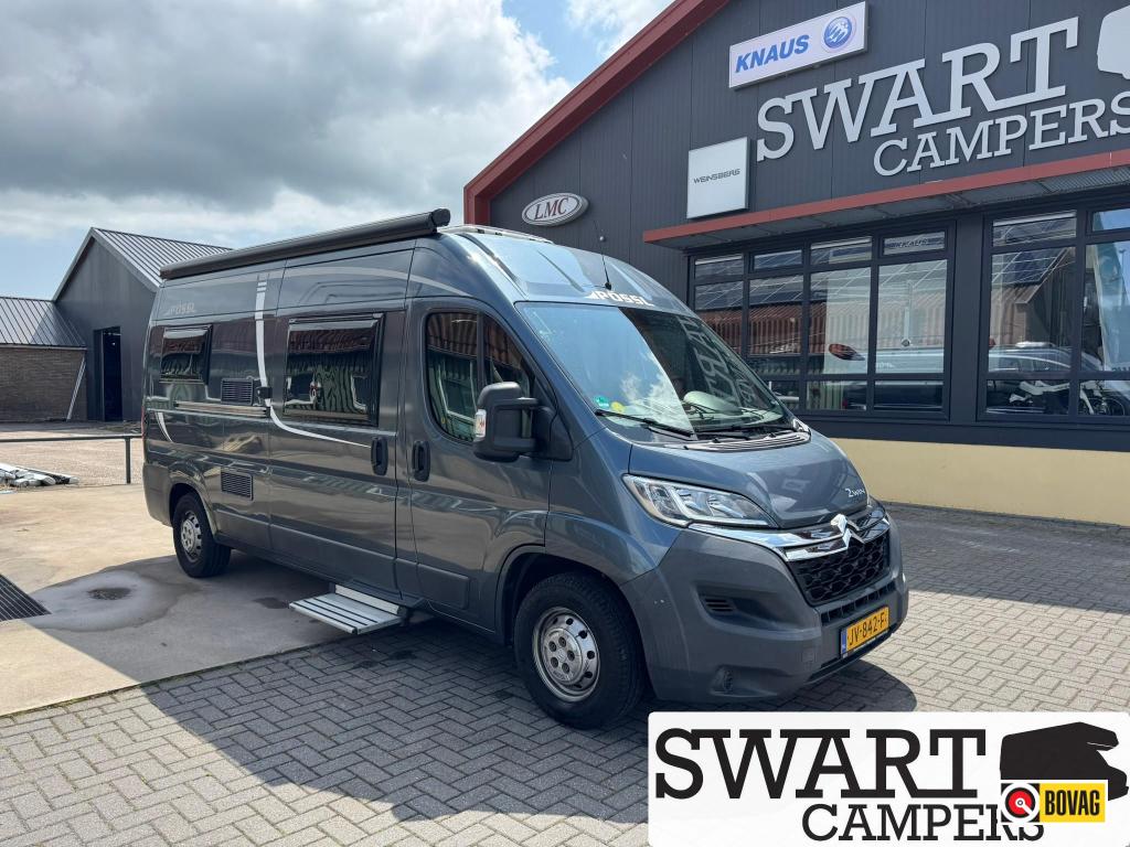 Pössl 2 Win 600, 599 buscamper Citroën GRATIS STALL, Caravans en Kamperen, Campers, Koelkast, Ringverwarming, Tot en met 2, Bedrijf