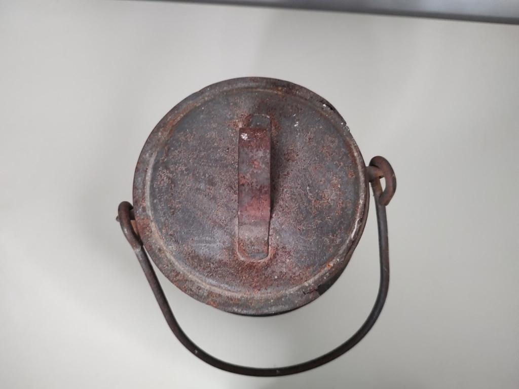 K520 VINTAGE jaren 50 melkbus klein model ijzer, Gebruikt, Onbekend, Ophalen of Verzenden, Onbekend