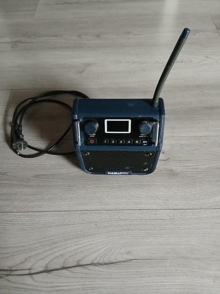 Bouw radio, Ophalen of Verzenden, Zo goed als nieuw, Bouwradio