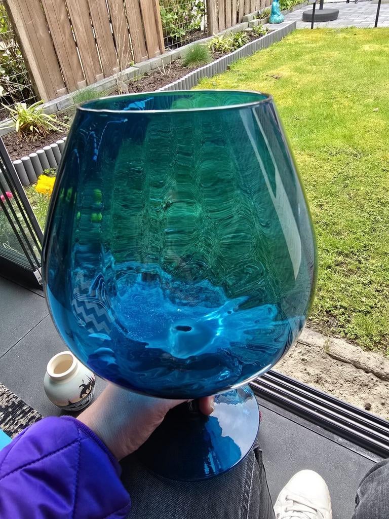 Empoli glas ,33 cm, Ophalen of Verzenden