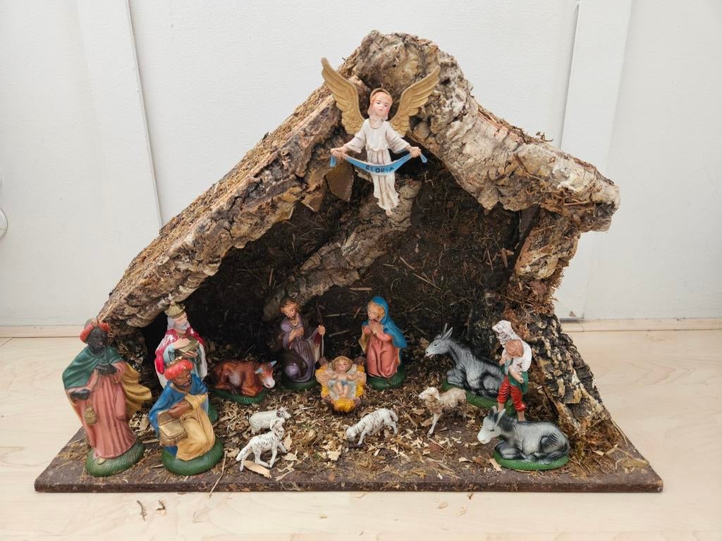 Kerststal vintage, Ophalen