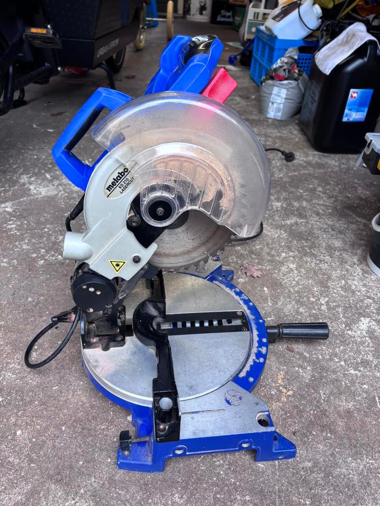 Metabo ks210 afkortzaag, Ophalen of Verzenden, 1200 watt of meer, Afkortzaag, 30 tot 70 mm