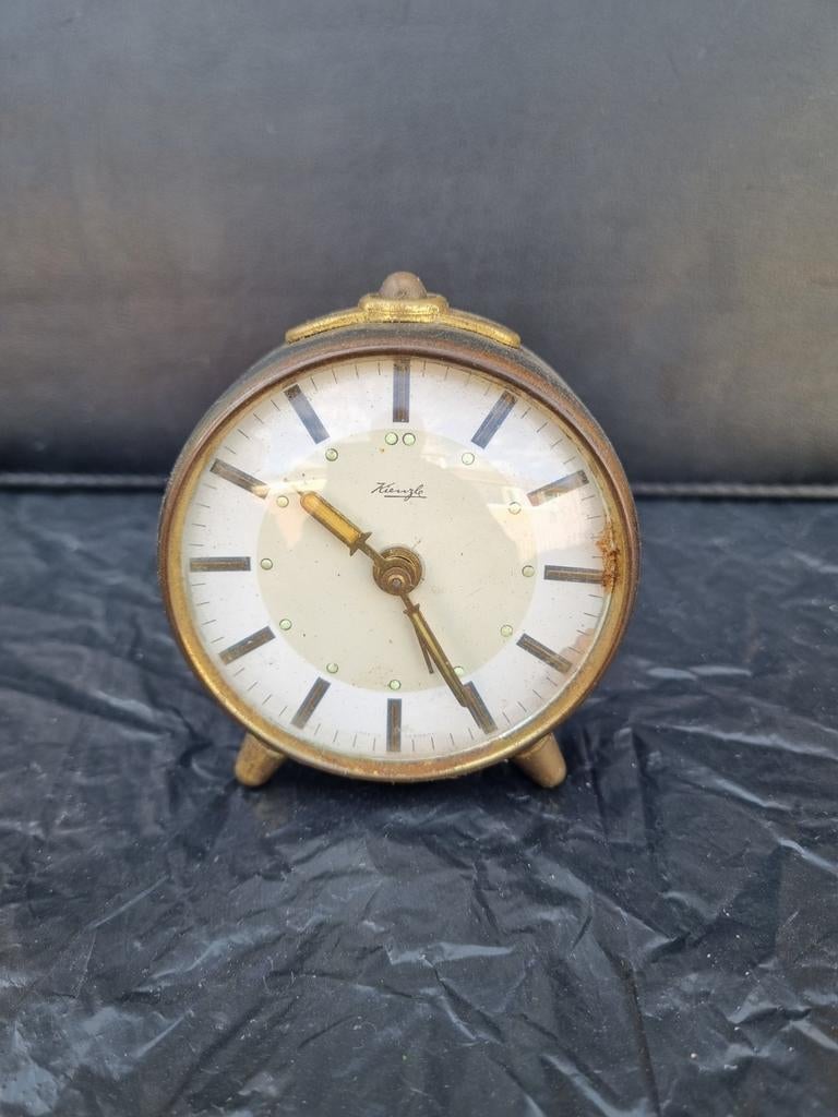 Vintage wekker - Blessberg en Kienzle, Antiek en Kunst, Antiek | Klokken, Ophalen
