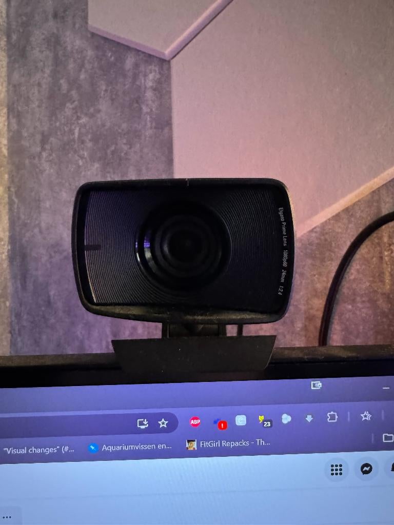 Elgato Facecam, Computers en Software, Elgato, Ophalen of Verzenden, Monitorclip, Bedraad