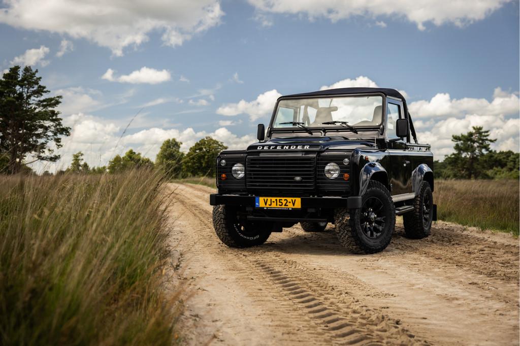 Land Rover Defender 2.2Tdci Soft Top Recaro stoelen 25.000km, Euro 5, Gebruikt, Stoelverwarming, Vierwielaandrijving