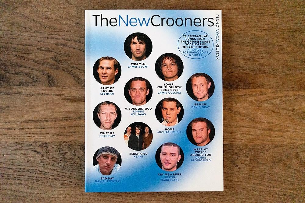 The New Crooners - bladmuziek piano / vocal / guitar, Gitaar, Ophalen of Verzenden, Zo goed als nieuw, Artiest of Componist