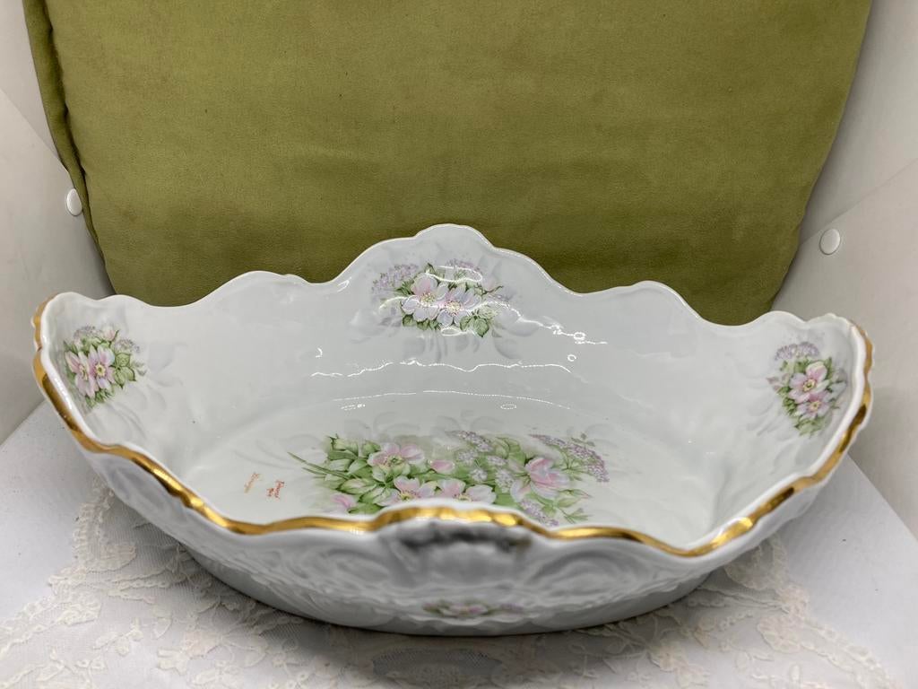 Schaal Limoges porselein, Gilis (040723), Gebruikt, Ophalen of Verzenden, Schaal of Schalen, Overige stijlen