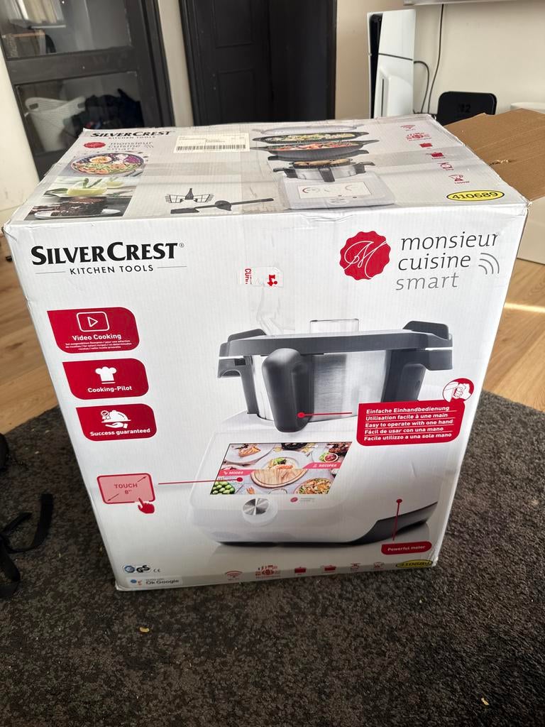 Silvercrest Monsieur Cuisine connect, Witgoed en Apparatuur, Keukenmixers, 4 liter of meer, Ophalen of Verzenden, Zo goed als nieuw