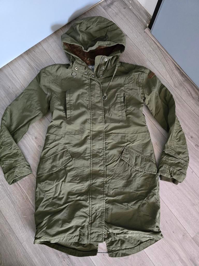 Khaki parka jas Moscow, maat 176 (PW7), Ophalen of Verzenden, Nieuw, Meisje, Jas