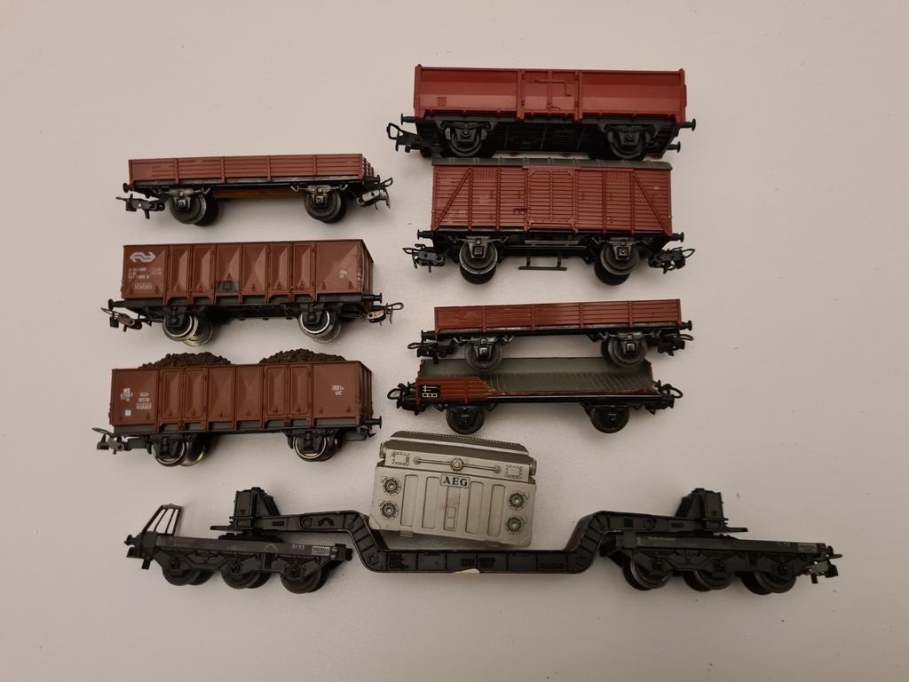 Marklin piko loop of sloop wagons, Hobby en Vrije tijd, Modeltreinen | H0, Wisselstroom, Gebruikt, Wagon, Piko