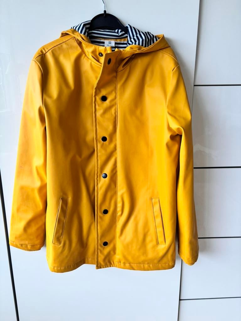 Gele regenjas zomer HEMA maat 158 / 164, Kinderen en Baby's, Kinderkleding | Maat 164, Ophalen of Verzenden, Gebruikt, Jongen of Meisje