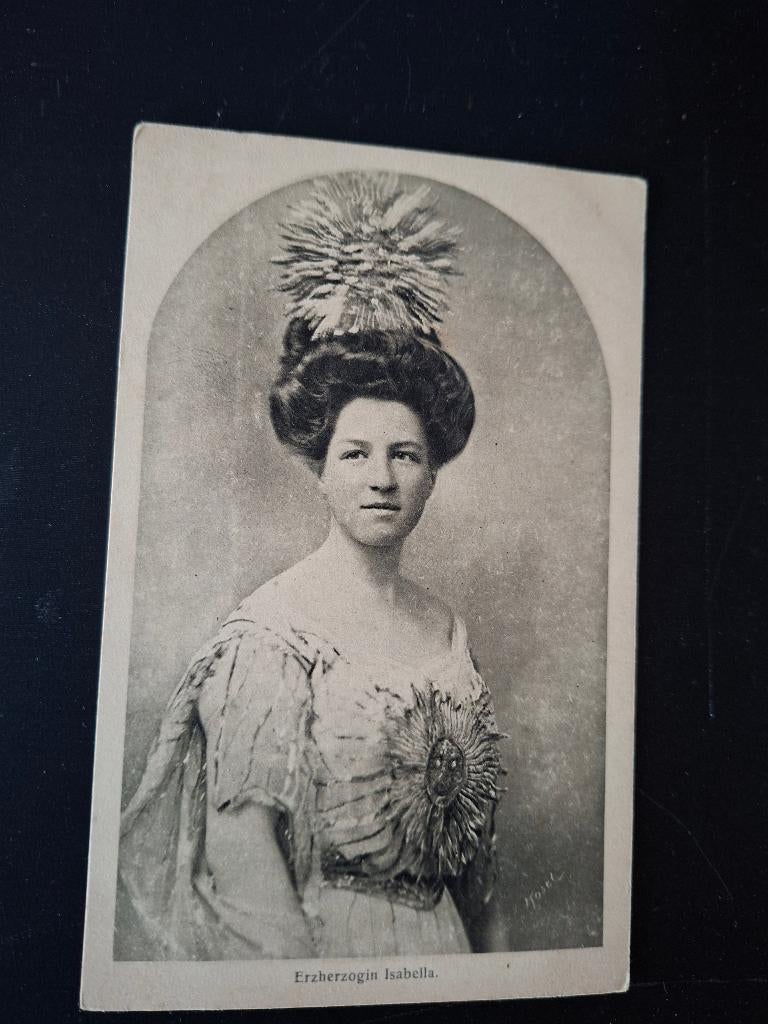 Aarsthertogin isabella, Verzenden, Gebruikt, Buitenland, Kaart, Foto of Prent