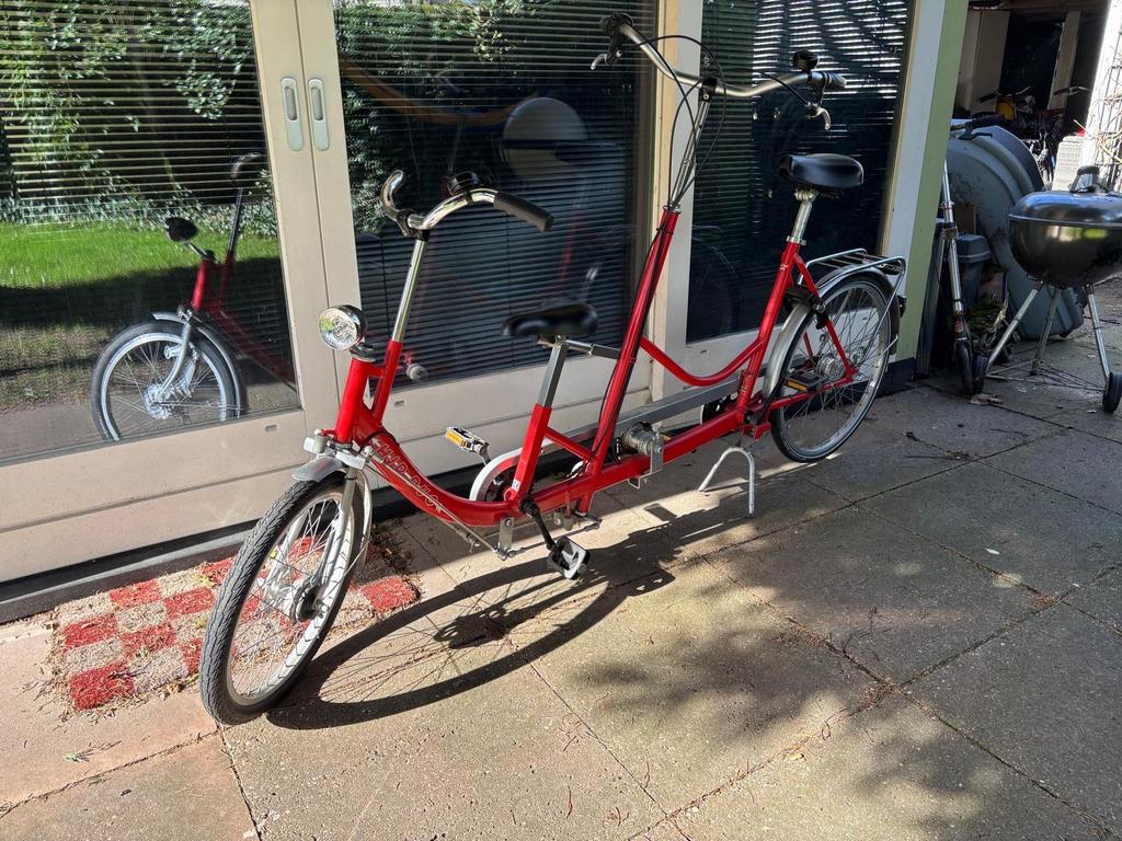 Ouder-kind tandem - Perfect voor gezinsuitjes!, 53 tot 57 cm, Minder dan 10 versnellingen, Gebruikt, Ophalen of Verzenden