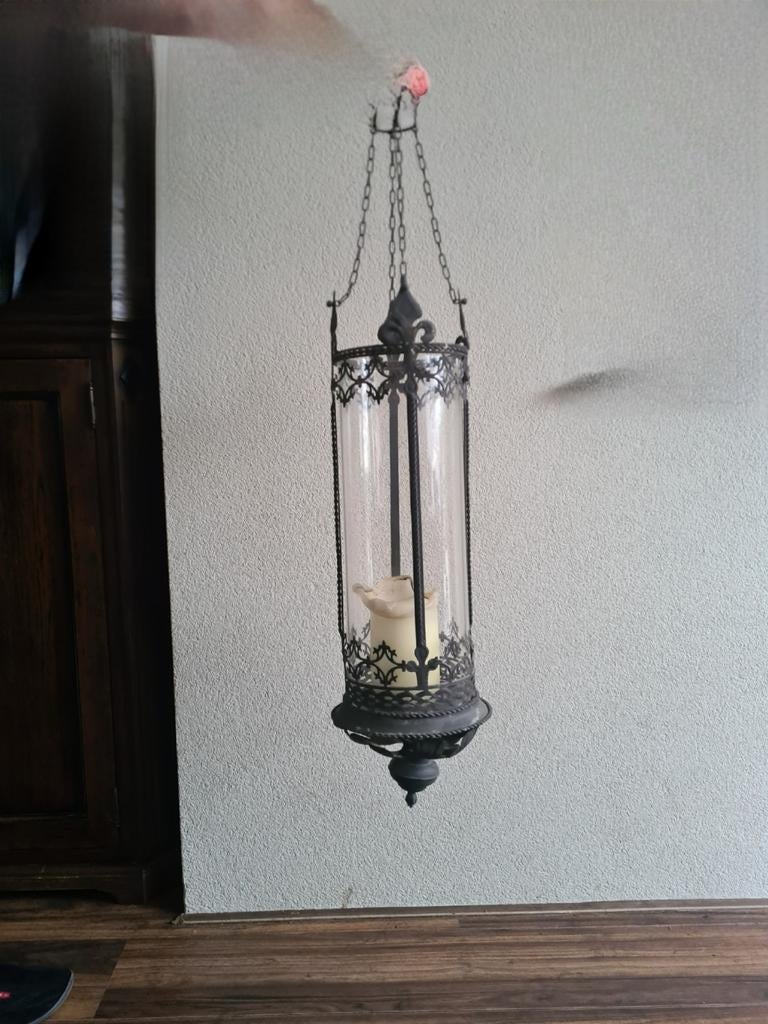 Oude grote kerk lantaarn, hang kandelaar, Ophalen