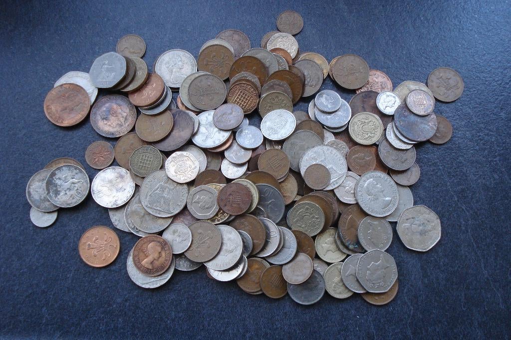 Engels munt geld munten England verzenden, Ophalen, Overige landen, Losse munt