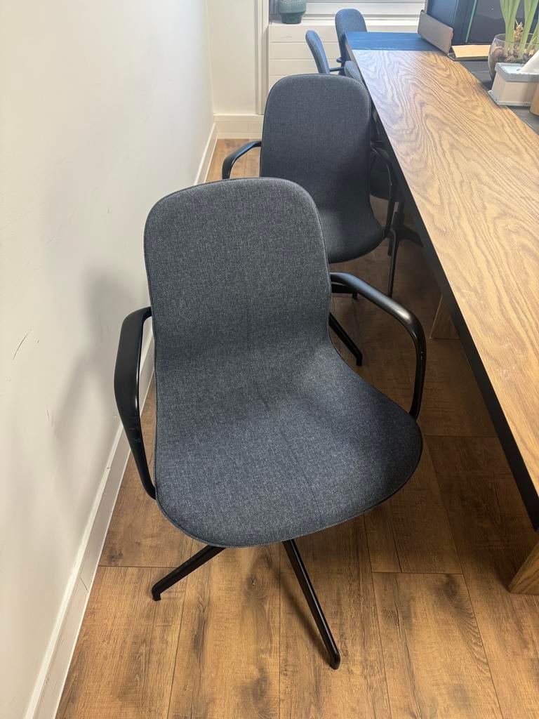 eetkamer/kantoorstoel (6 beschikbaar), Ophalen, Zo goed als nieuw, Grijs, Vijf, Zes of meer stoelen