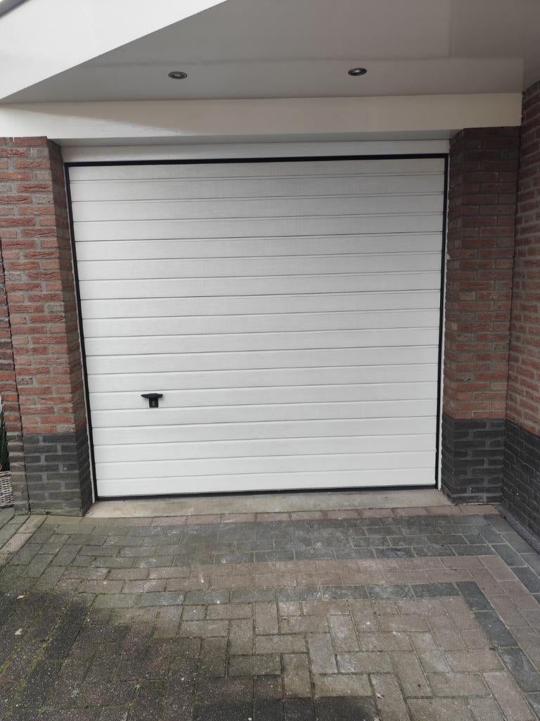 Witte garagedeur Novaferm, Ophalen, Gebruikt, Garagedeur, 120 cm of meer