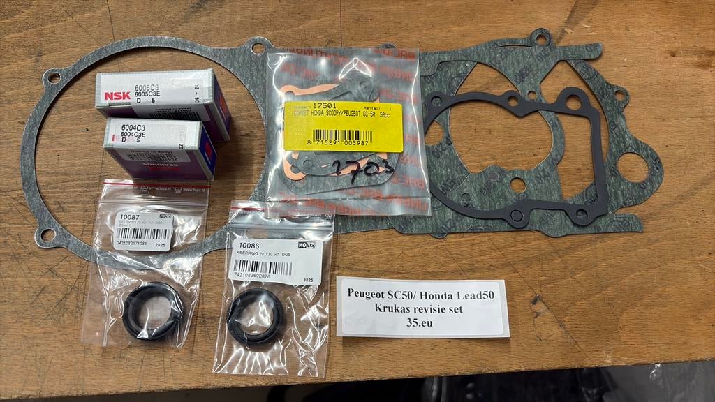 Peugeot SC 50 onderdelen Nos nieuwe en gebruikt bijna alles, Overige merken, Frame, Honda Lead 50, Nieuw