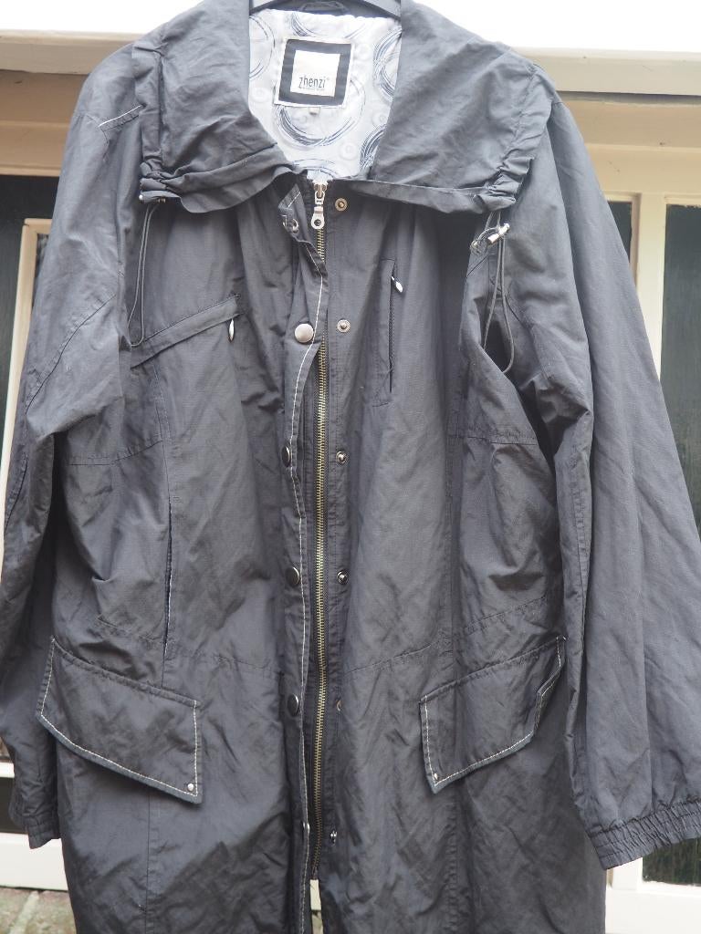 mooie zhenzi zomerjas mt L antraciet, Zhenzi, Ophalen of Verzenden, Grijs, Jas of Mantel