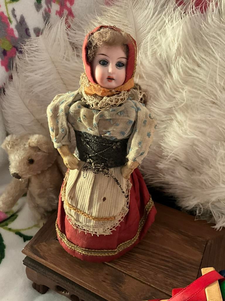 Prachtige antieke pop tevens automaat van SFBJ, Antiek en Kunst, Ophalen of Verzenden