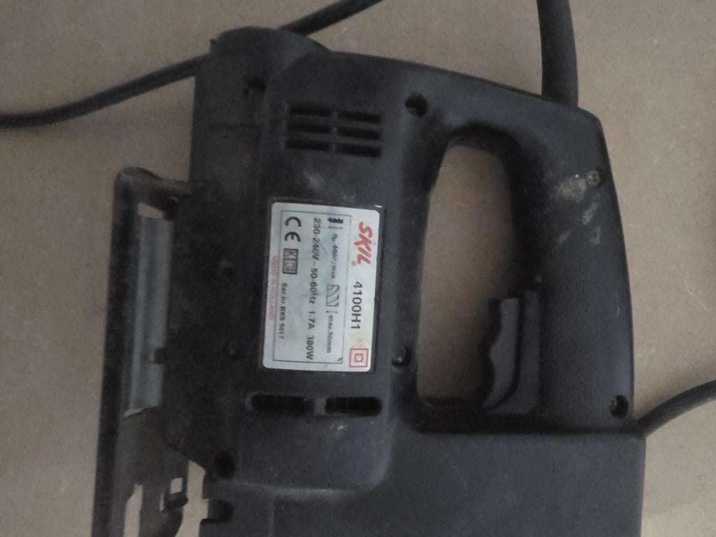 Skil Decoupeerzaag 380 Watt - 4000 omw/min, 50 mm zaagdiepte, Gebruikt, Decoupeerzaag, Ophalen of Verzenden, Skil