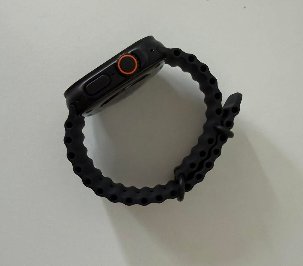 Apple Watch Ultra 2 Zwart | Krasvrij | Batt 100% | Garantie, Apple, Zwart, IOS, Ophalen of Verzenden