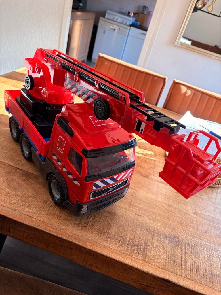 Grote Brandweer Speelgoed Auto met Uitschuifbare Ladder, Kinderen en Baby's, Speelgoed | Speelgoedvoertuigen, Ophalen, Zo goed als nieuw