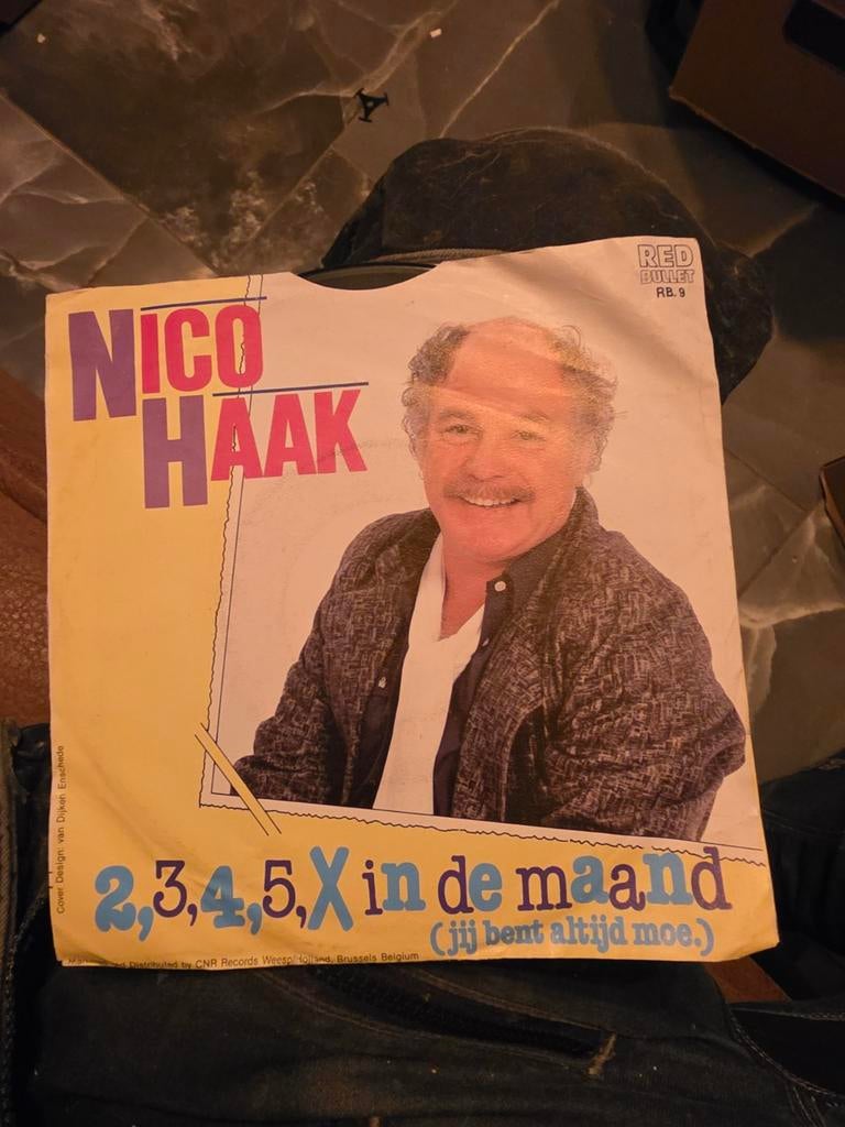 Nico Haak - 2,3,4,5,X in de maand (single), 1 single, Ophalen of Verzenden, Gebruikt, Nederlandstalig
