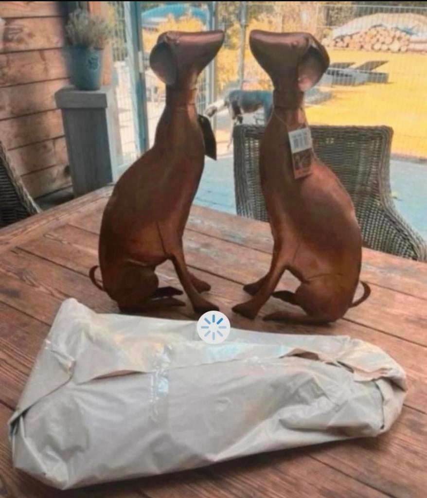 Hondenbeeld windhond beeld 50 cm hoog DE LAATSTE 2 ❣️, Ophalen, Nieuw