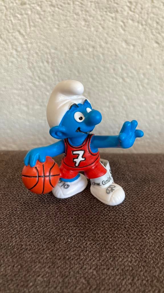 Smurf basketballer 20518, Ophalen of Verzenden, Zo goed als nieuw