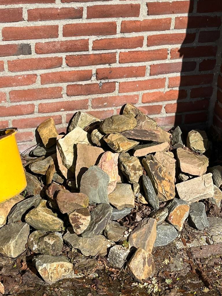 Rotsblokken - stenen - sierstenen - maaskeien, Tuin en Terras, Grind, Keien en Split, Ophalen, Zo goed als nieuw