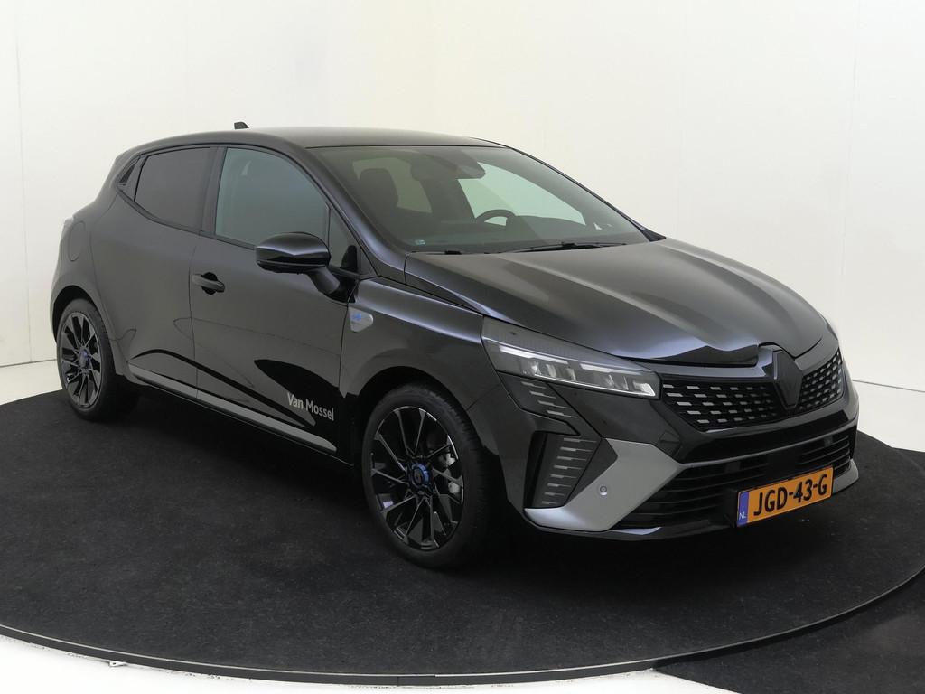 Renault Clio 1.6 E-Tech Full Hybrid 145 PK esprit Alpine Aut, Auto's, Renault, Stof, Euro 6, Zwart, Origineel Nederlands