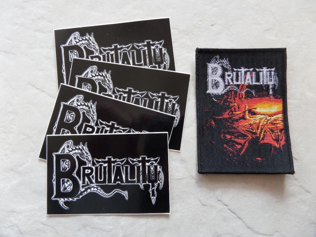 BRUTALITY - patch en stickers, Verzamelen, Ophalen of Verzenden, Nieuw, Overige typen