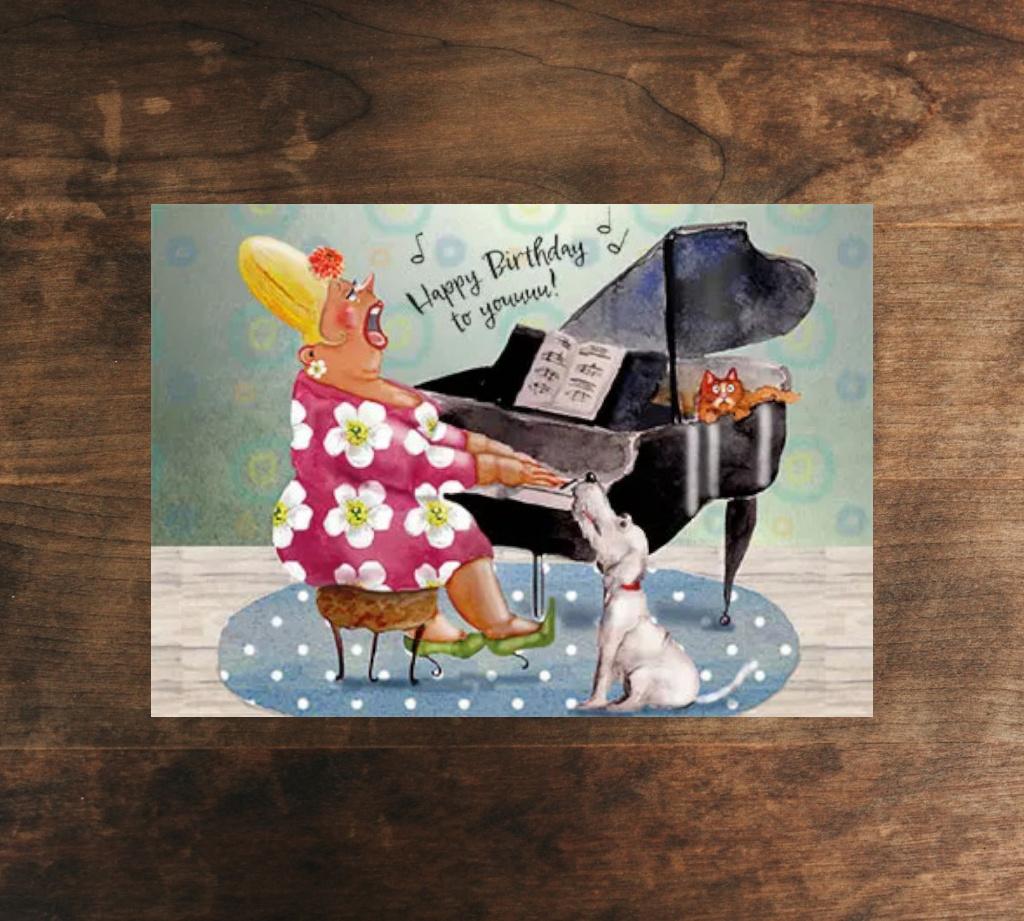 Ingrid Berendsen A6 anischtkaart, Ophalen of Verzenden, 1980 tot heden, Ongelopen, Feest(dag)