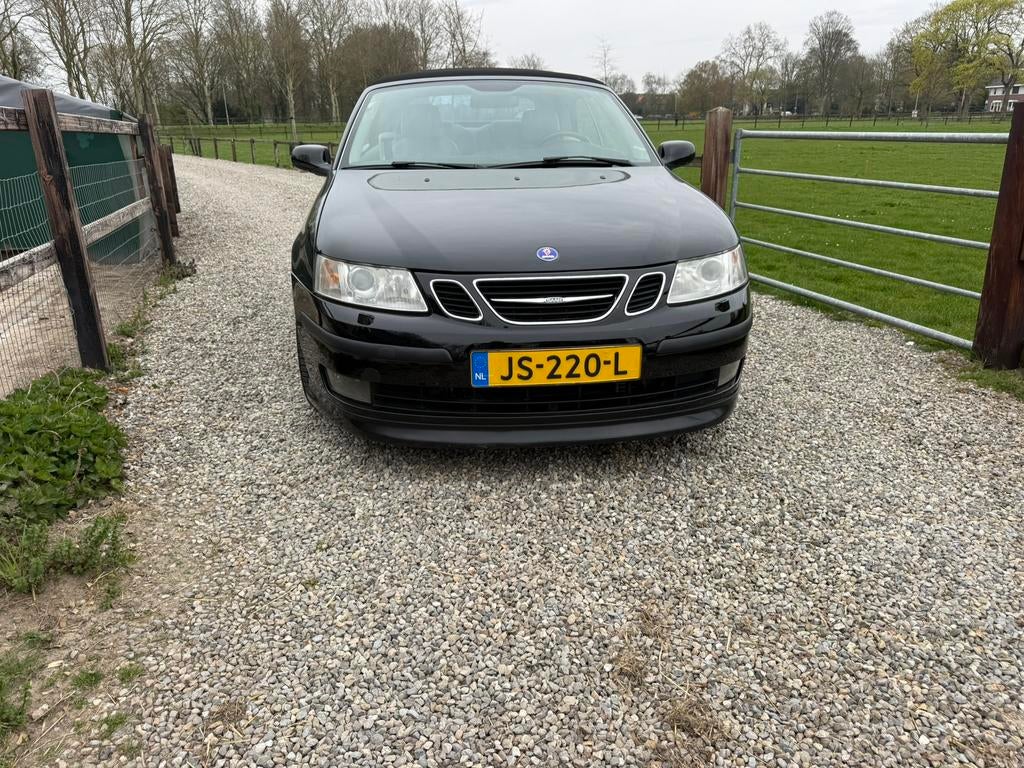Saab 9.3 cabrio aero, Auto's, Saab, 1716 kg, Cabriolet, 4 stoelen, Zwart