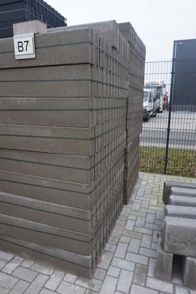 Banden 10x20 Grijs B7, Ophalen, Overige typen, Nieuw, 10 m² of meer