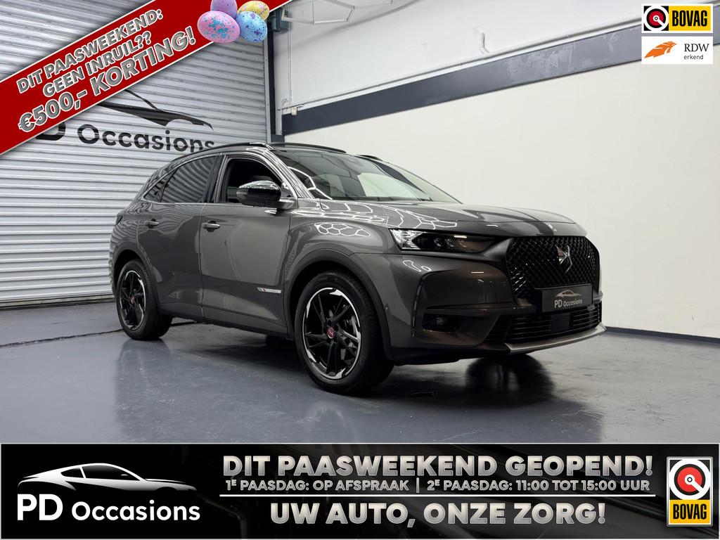 DS 7 E-Tense Crossback 225PK Performance Line+ - Bom Vol - M, Gebruikt, Zwart, 4 cilinders, Origineel Nederlands