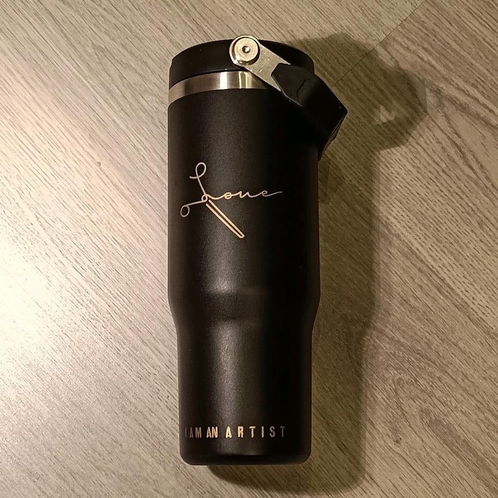 Larissa love drinkbeker, Huis en Inrichting, Ophalen of Verzenden, Zo goed als nieuw