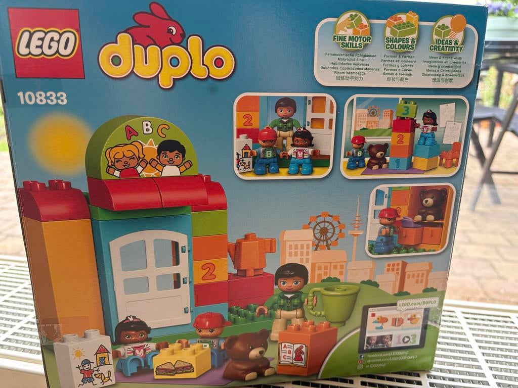 Lego Duplo 10833 - Kleuterklas - Complete set met doos, Kinderen en Baby's, Speelgoed | Duplo en Lego, Gebruikt, Duplo, Complete set