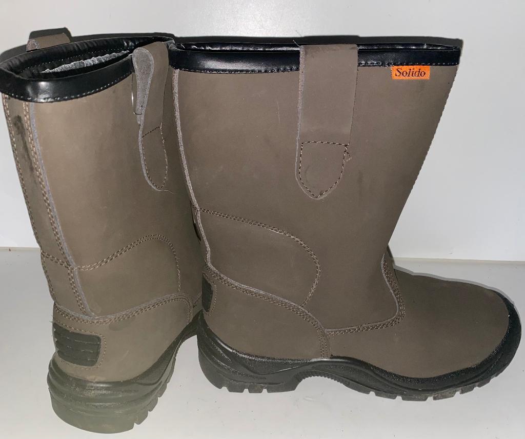 Solido werklaarzen maat 42 in nieuw staat, Doe-het-zelf en Verbouw, Veiligheidskleding, Ophalen, Zo goed als nieuw