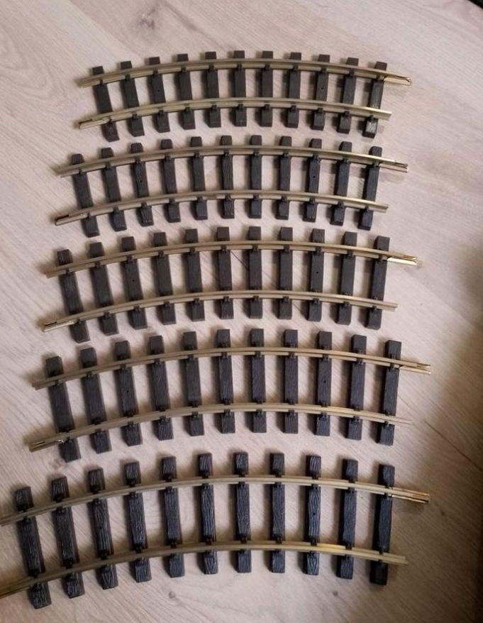 lgb bochten R 1 straal nieuw zonder doos, Gelijkstroom, Nieuw, Rails, Ophalen of Verzenden